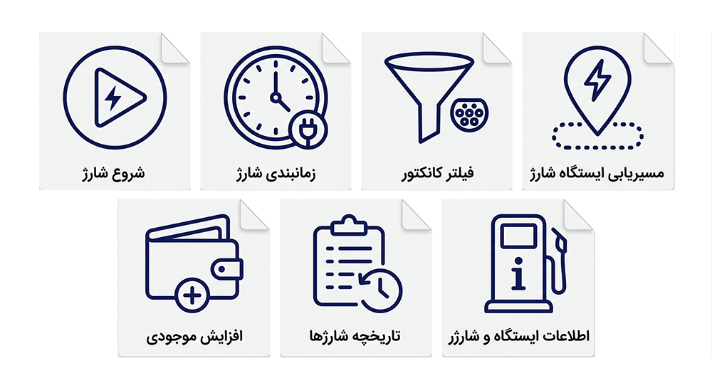 اپلیکیشن جامع ایستگاه‌های شارژ